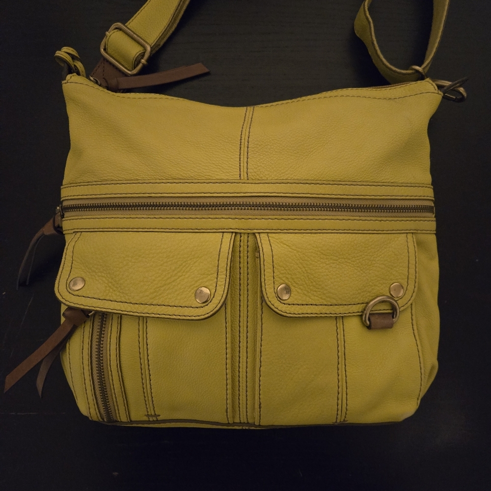 Yellow Crossbody Satchel Bag - Unbranded